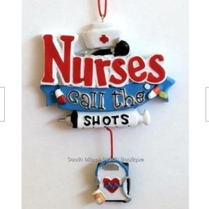Nursing Christmas Wall Ornament Graduation Gift